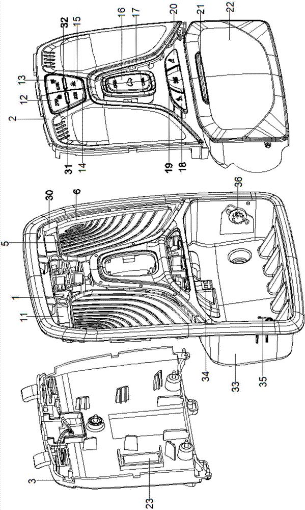 汽车室内顶灯总成的制作方法与工艺