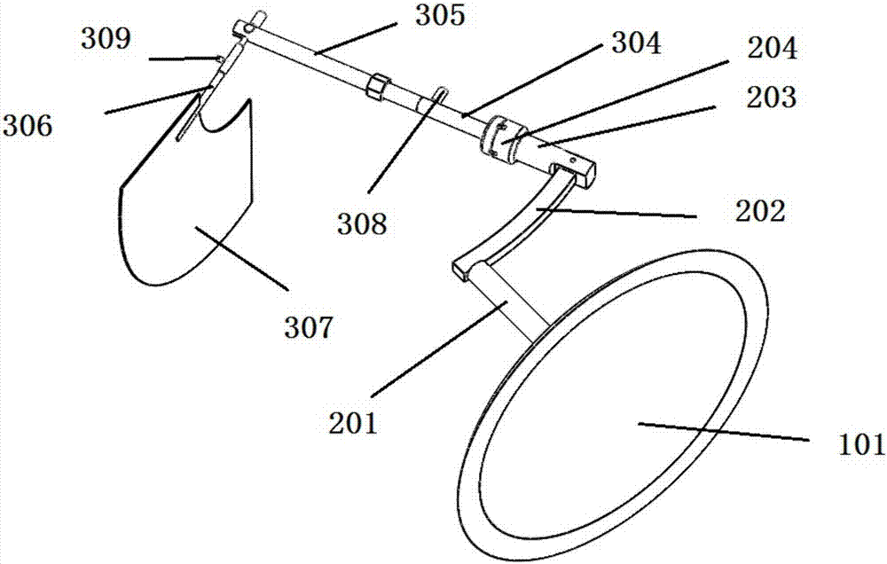 用于演示球面同纬度的两点之间的弧长的教具的制作方法与工艺