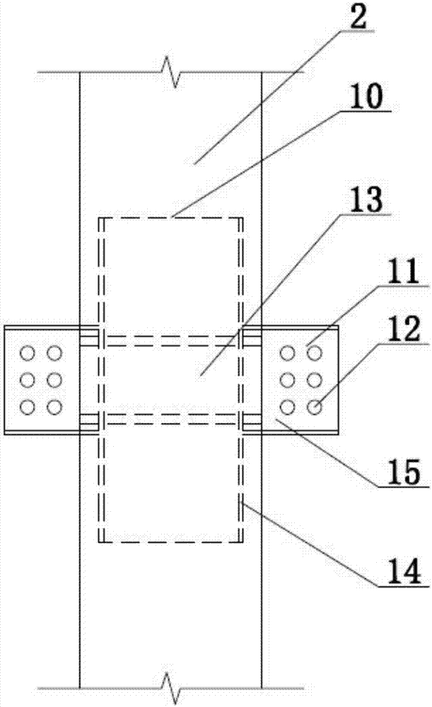 一种混凝土框架的钢‑砼组合节点及其施工方法与流程