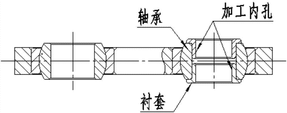 一种轴承内嵌入式衬套内孔加工的车夹的制作方法与工艺