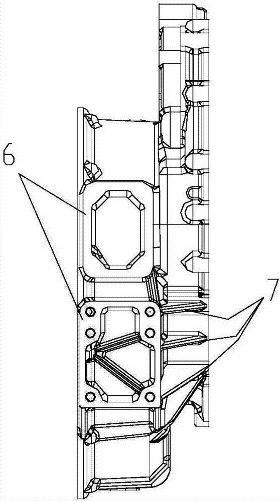 一种带双动力输出接口的中重型发动机飞轮壳的制作方法与工艺