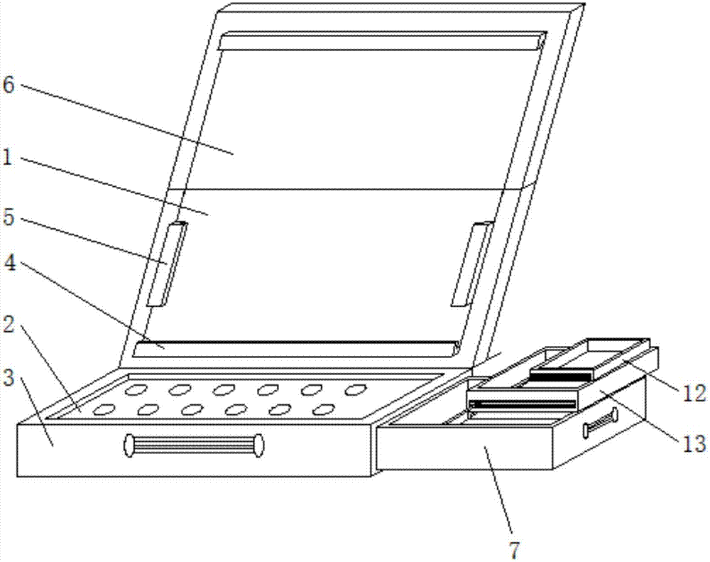 一种学生用画笔盒的制作方法与工艺