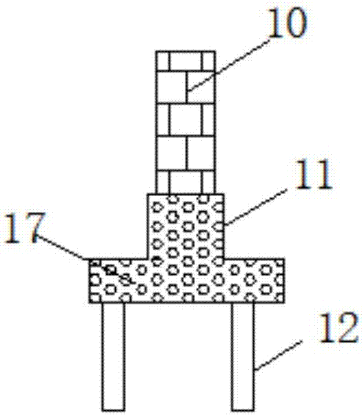 一种建筑物的地基支撑结构的制作方法与工艺