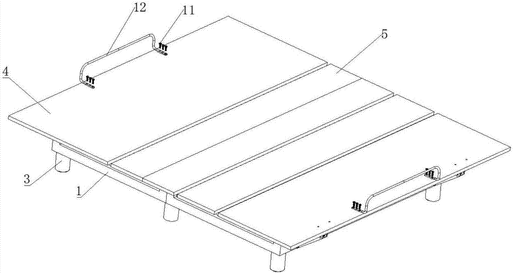 一种固定式折叠床的制作方法与工艺