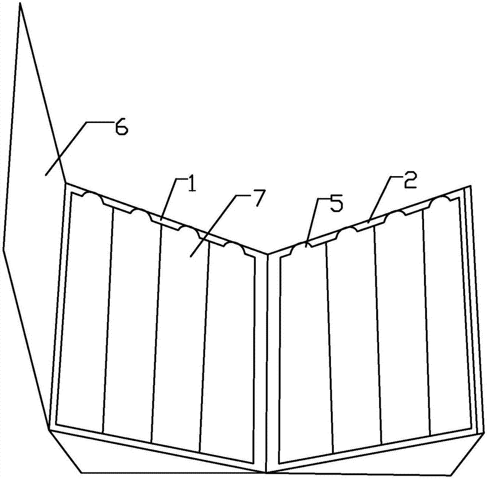 对开式三角形阶梯状多腔展示包装盒的制作方法与工艺