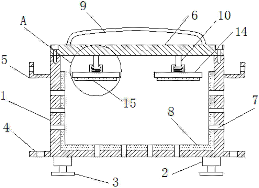 一种新能源汽车电池固定结构的制作方法与工艺