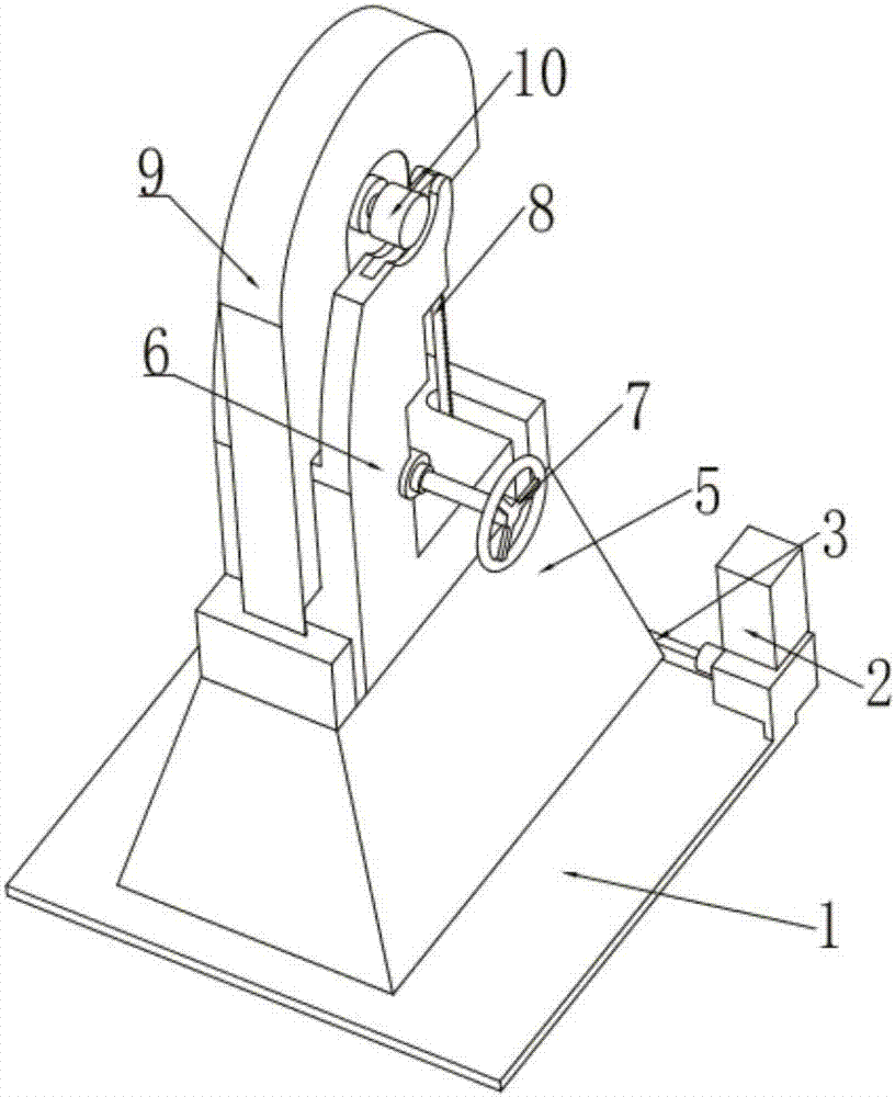 一种锯台带自锁数控旋转装置的制作方法