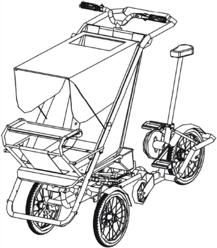 半自动折叠母婴助力车的制作方法与工艺