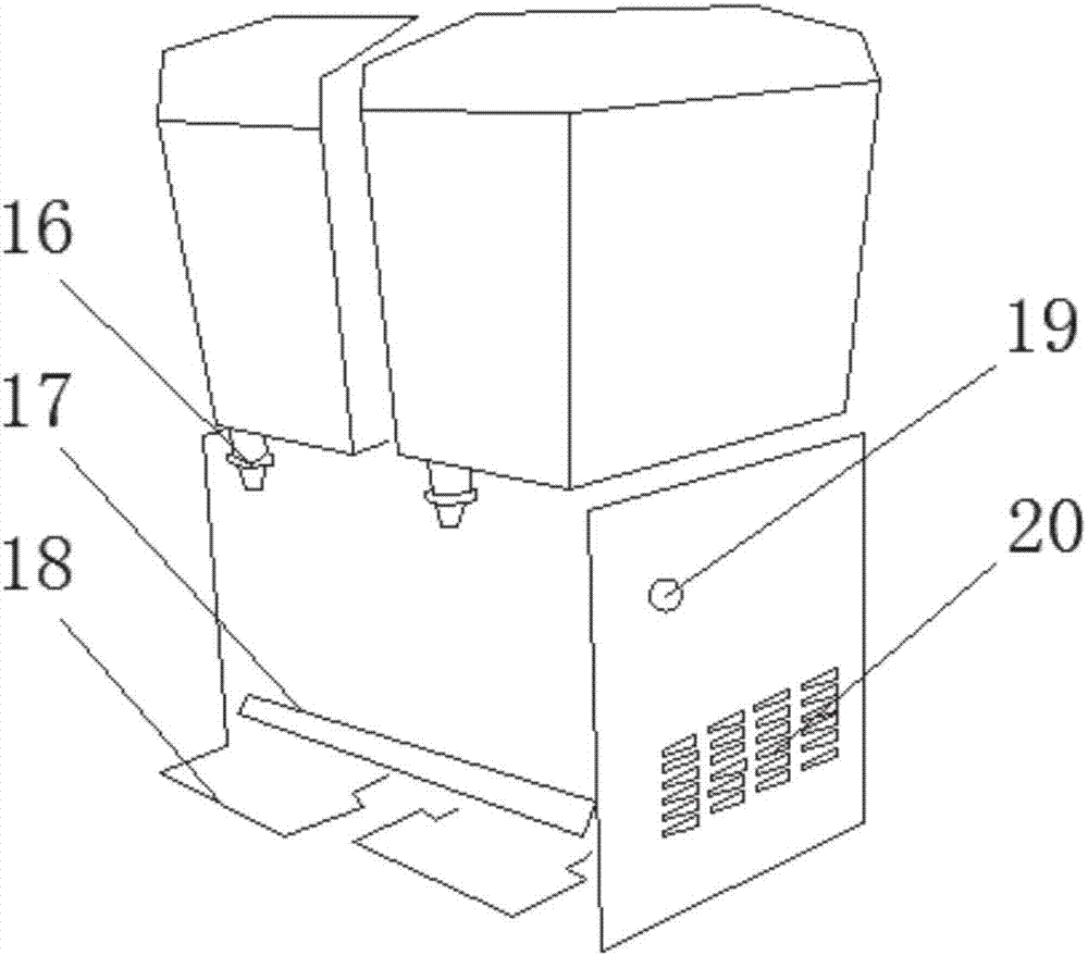 酒店和学校等都会有饮料机的存,但传统的饮料机结构简单,功能单一,在