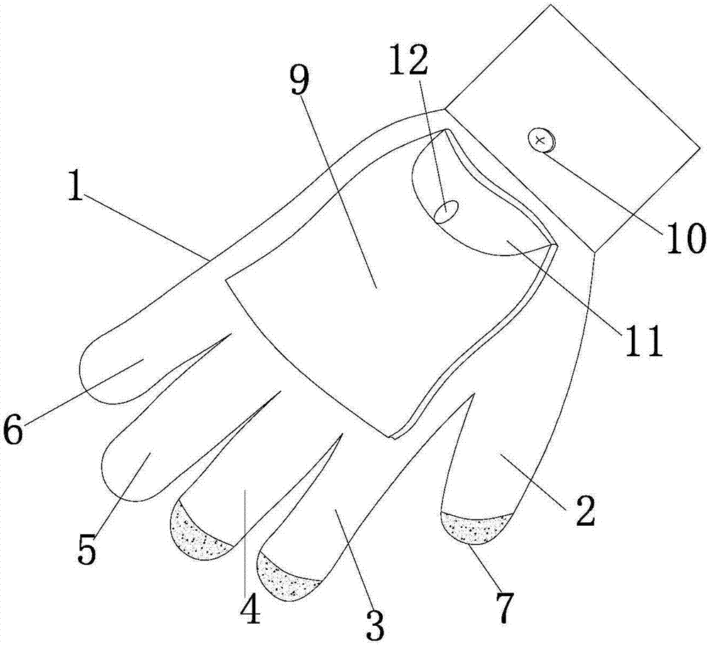 一种保湿凝胶触摸屏手套的制作方法