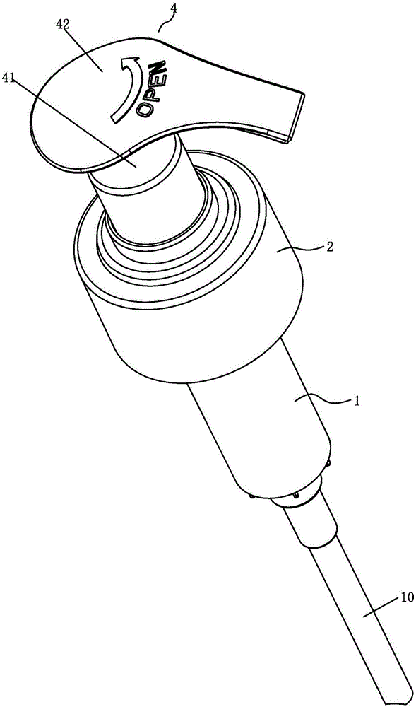 一种锁头式外置弹簧的乳液泵的制作方法与工艺