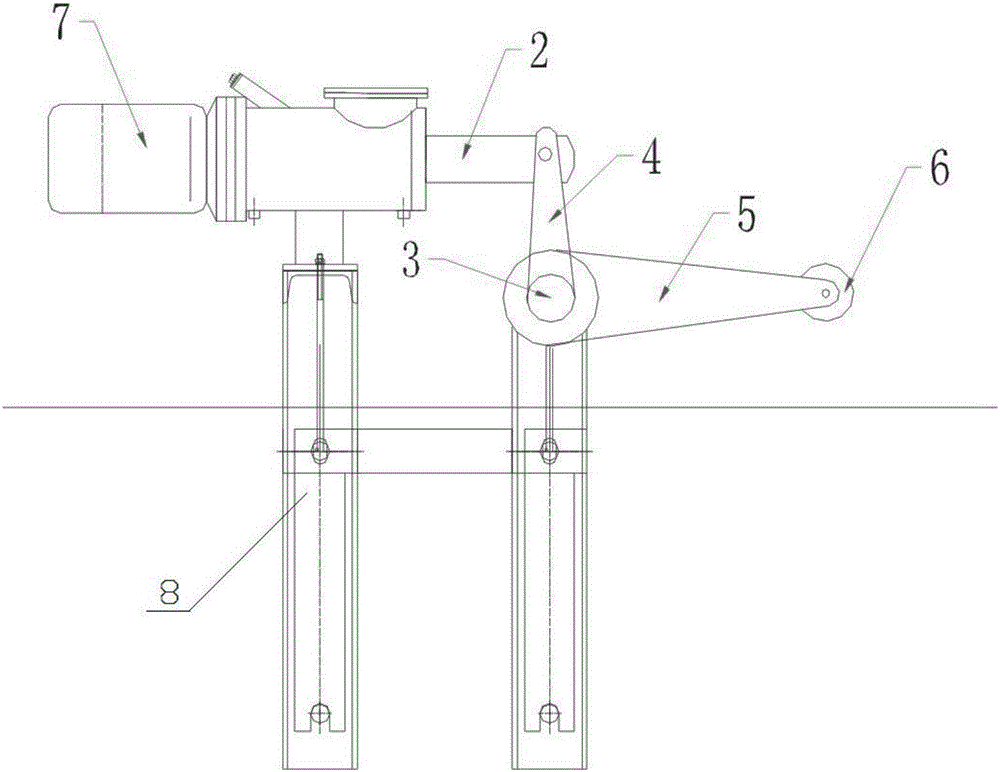 钒钛铁胶带运输机排水装置的制作方法