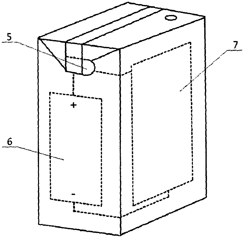 一种一次性电加热式纸基饮料包装盒的制作方法