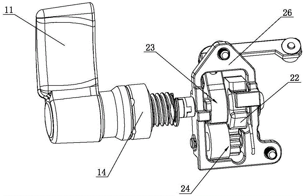 一种用于照相机防水壳体的齿轮箱式快门按键装置的制作方法