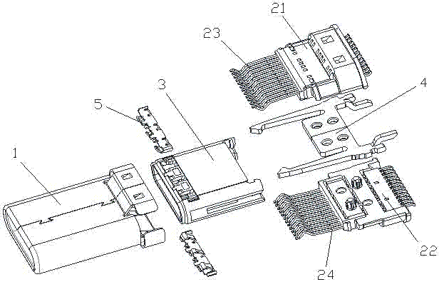 一种USB Type C连接器的制作方法