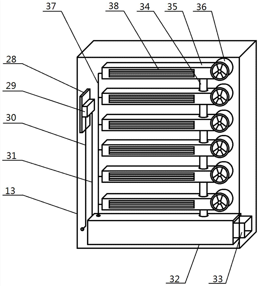 空调式网络设备机架柜的制作方法