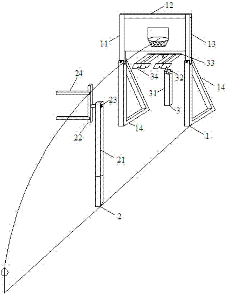 一种体育教学练习多功能组合器械的制作方法