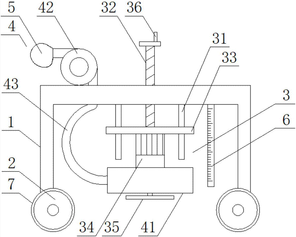 一种绘画机器人画布打磨装置的制作方法