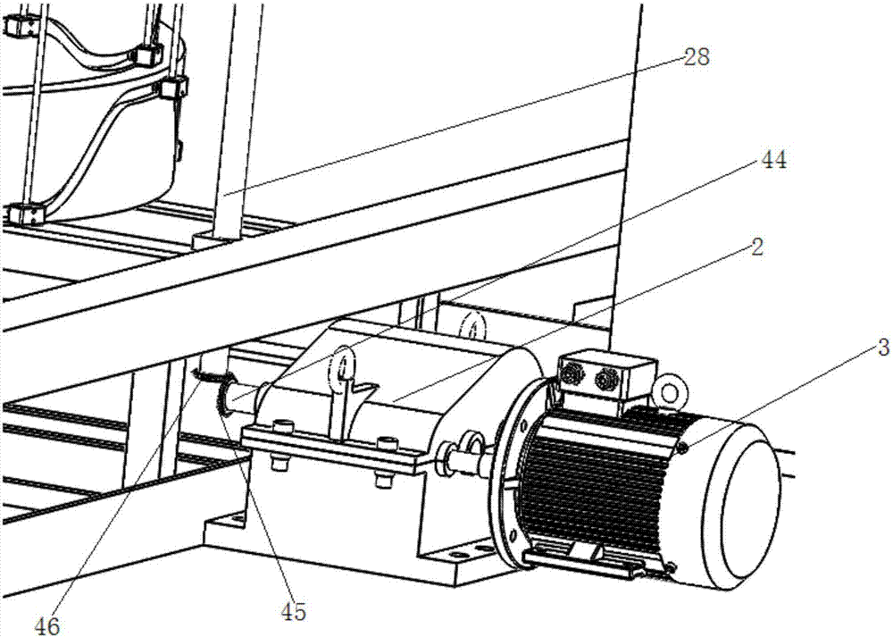一种双层电磁引纬的纬向多梭口圆织机的制作方法