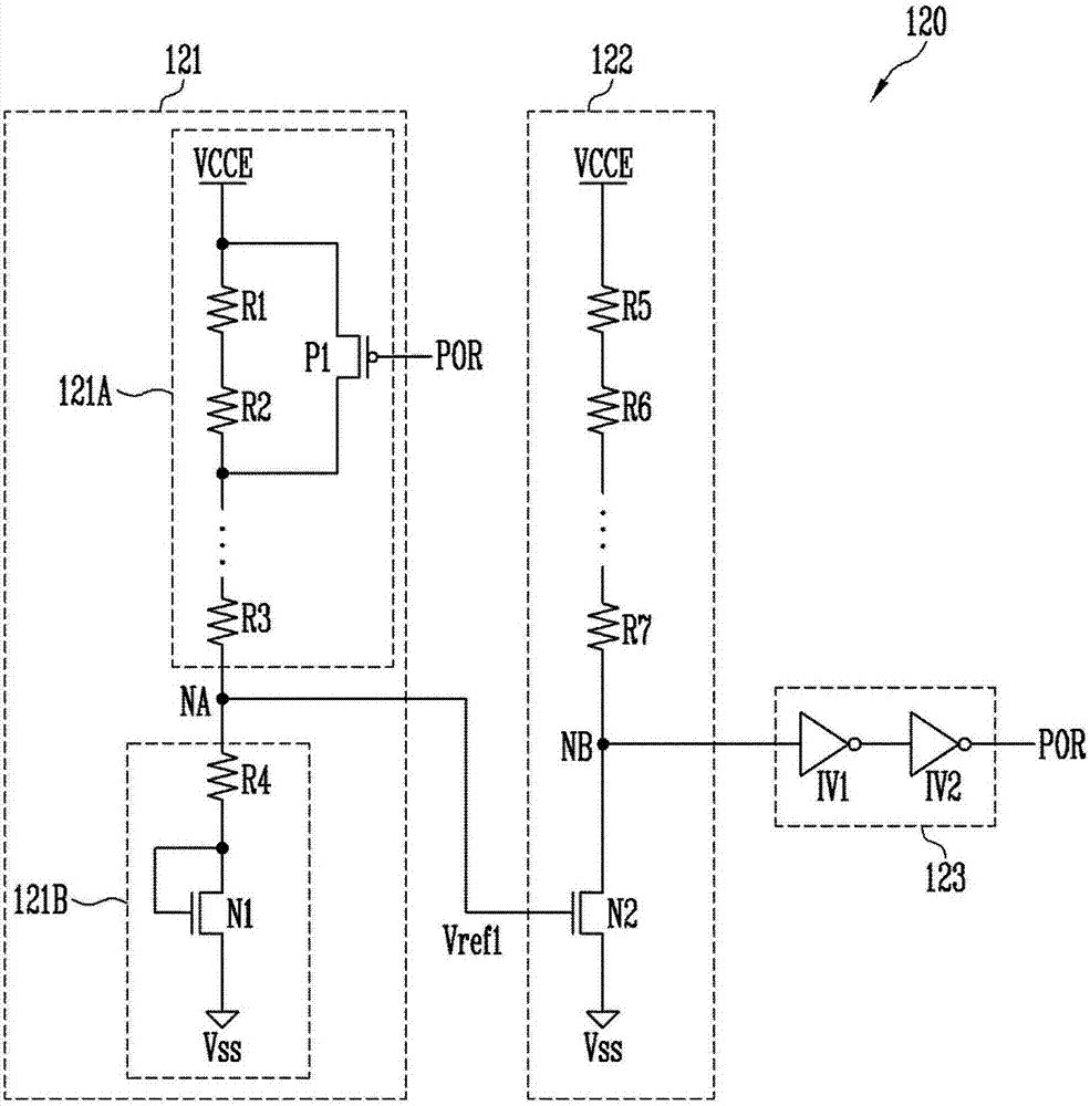 加电复位电路和包括其的半导体存储器件的制作方法
