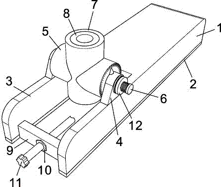 一种可调角度的尖头螺钉辅助钉进器的制作方法
