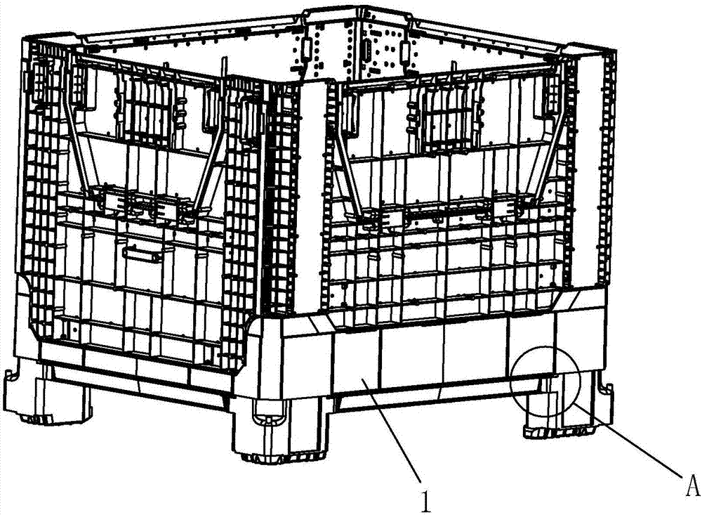 箱体防撞底板的制作方法