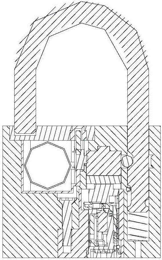 一种无源锁芯的挂锁的制作方法