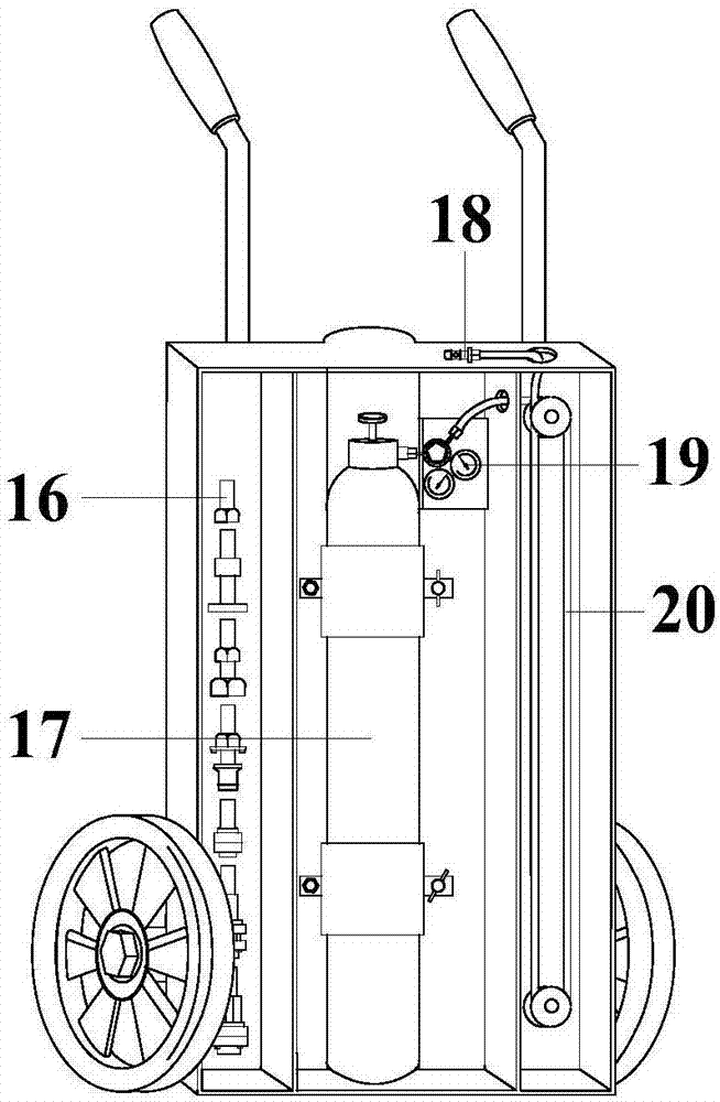 一种箱式SF6断路器充气手车的制作方法