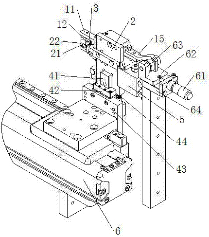 一种穿栓压端子机用夹线装置的制作方法