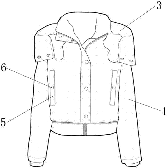 可分开尼龙长羽绒服的制作方法