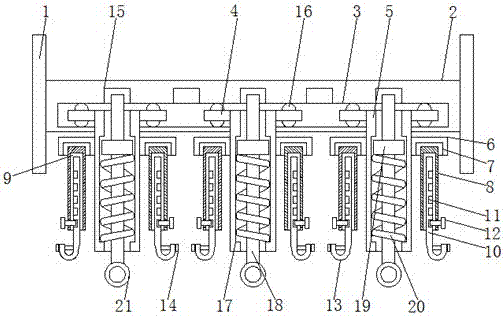 一种悬挂式输液支架的制作方法