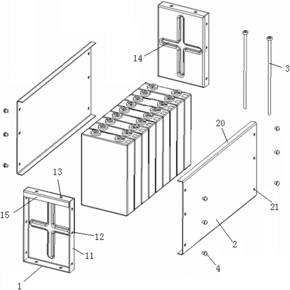 一种电池组围栏结构的制作方法