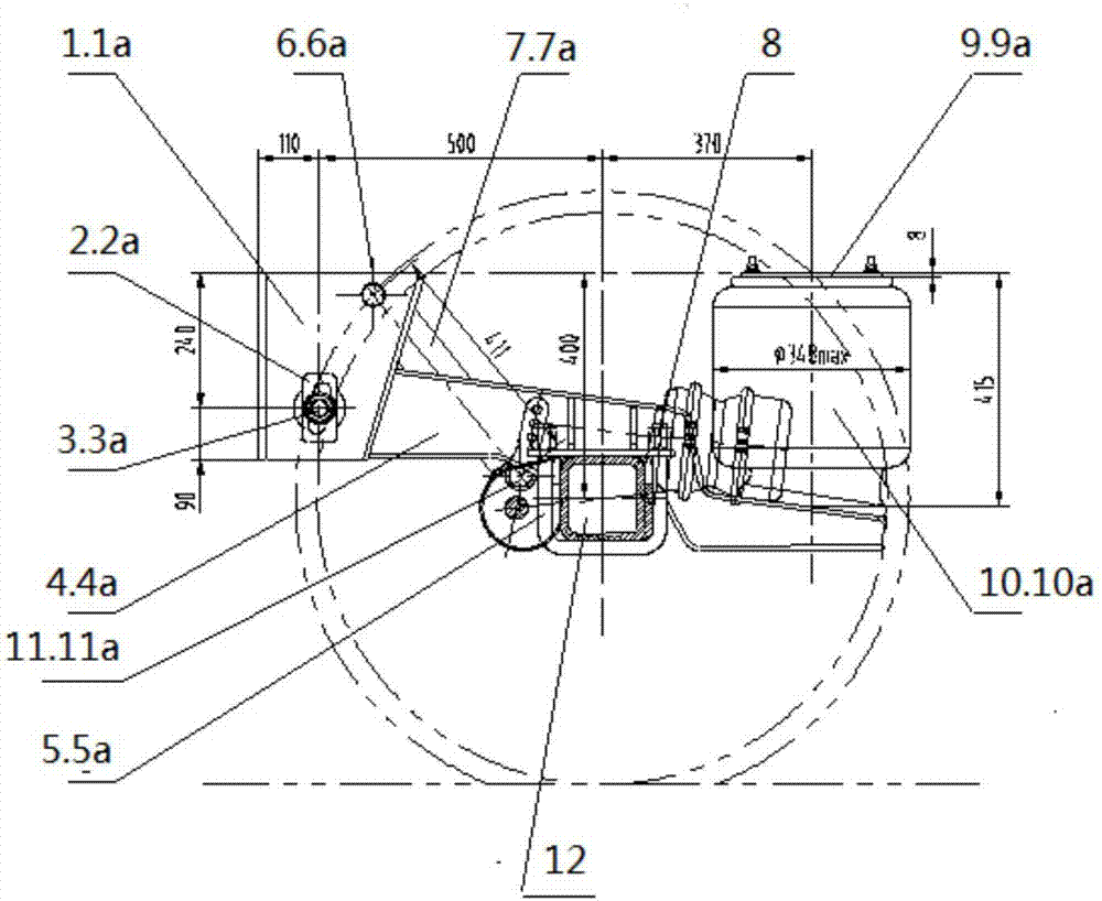 轻型美式结构半挂车空气悬架系统的制作方法