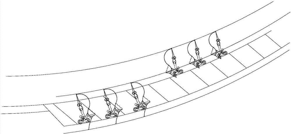 索道自行车的制作方法