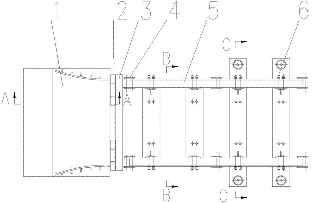 一种液压支架安装拆除拖移滑板装置的制作方法