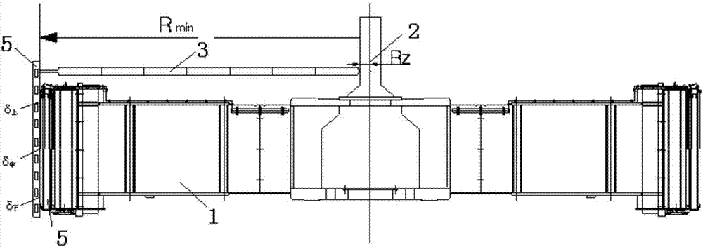 一种水轮发电机转子绝对半径的测量装置及方法与流程