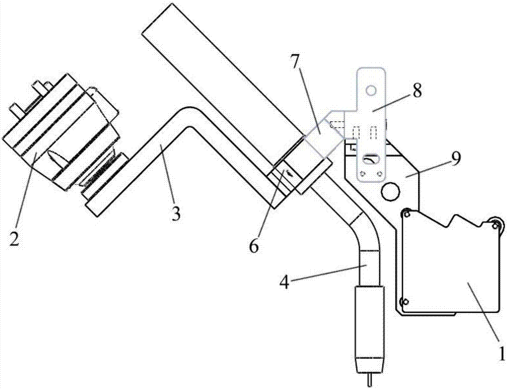 一种应用二维激光位移传感器的焊缝自动寻位装置的制作方法