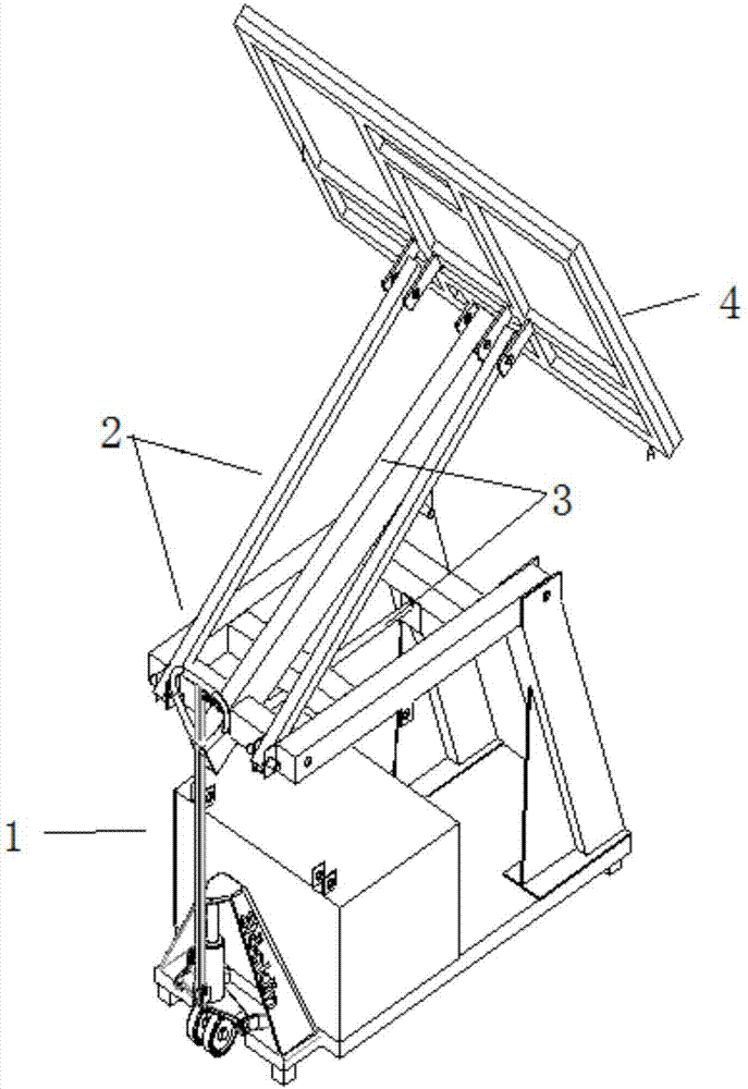一种便携可折叠休闲篮球架的制作方法