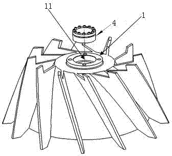 立式螺旋刮刀卸料离心机的螺旋刮刀的制作方法