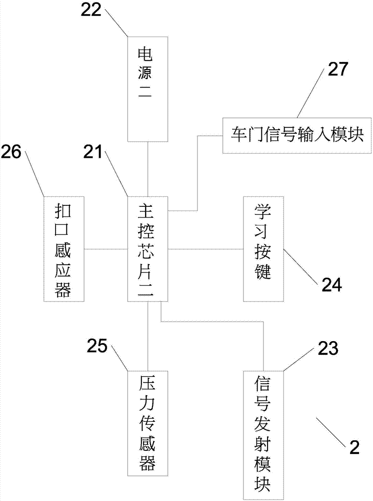 一种无线座椅安全带声光警示装置的制作方法