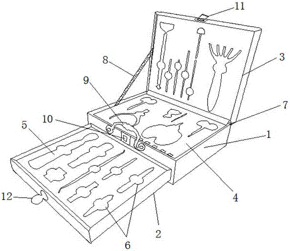 一种新式剪具盒的制作方法