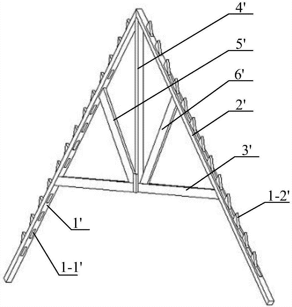 钢结构屋架及具有该屋架的装配式建筑体系的制作方法