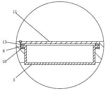 一种便于放置文具的课桌的制作方法