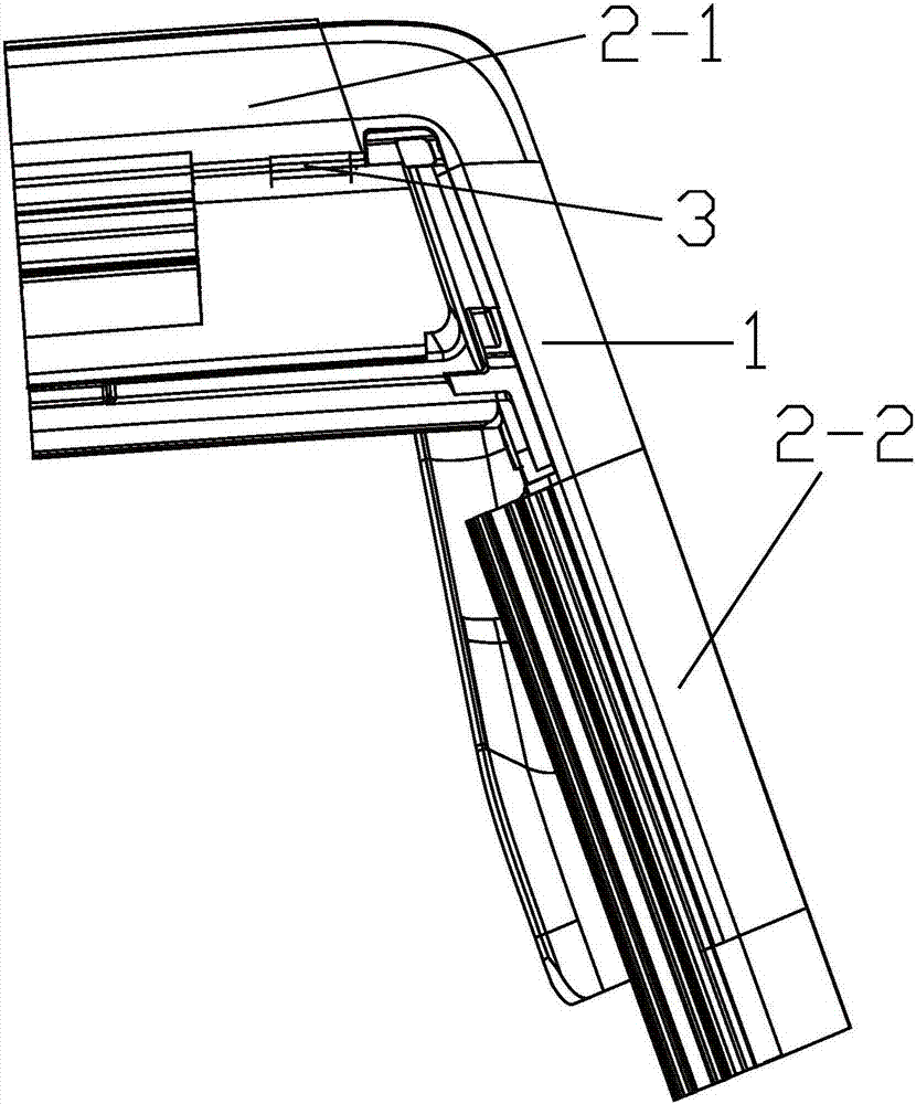 一种接角结构及设有该接角结构的汽车车门的制作方法