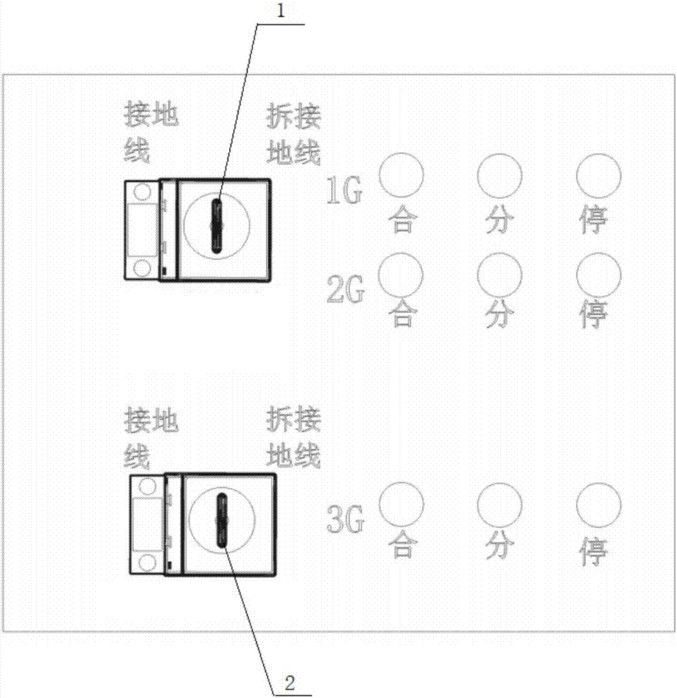 一种变电站接地线的闭锁结构的制作方法