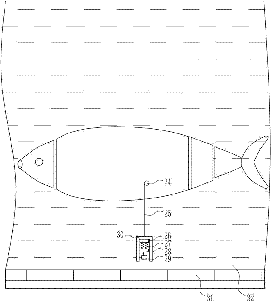 一种可水下弹琴仿生鱼的制作方法