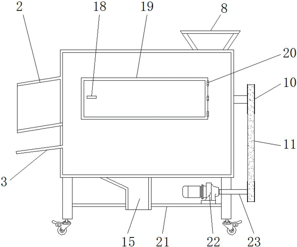 一种便于清理的农用玉米脱粒机的制作方法