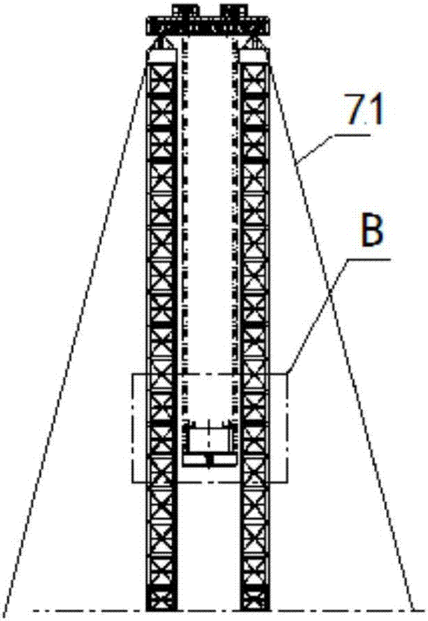 一种非吊机辅助的大型浮吊臂架安装装置及安装方法与流程