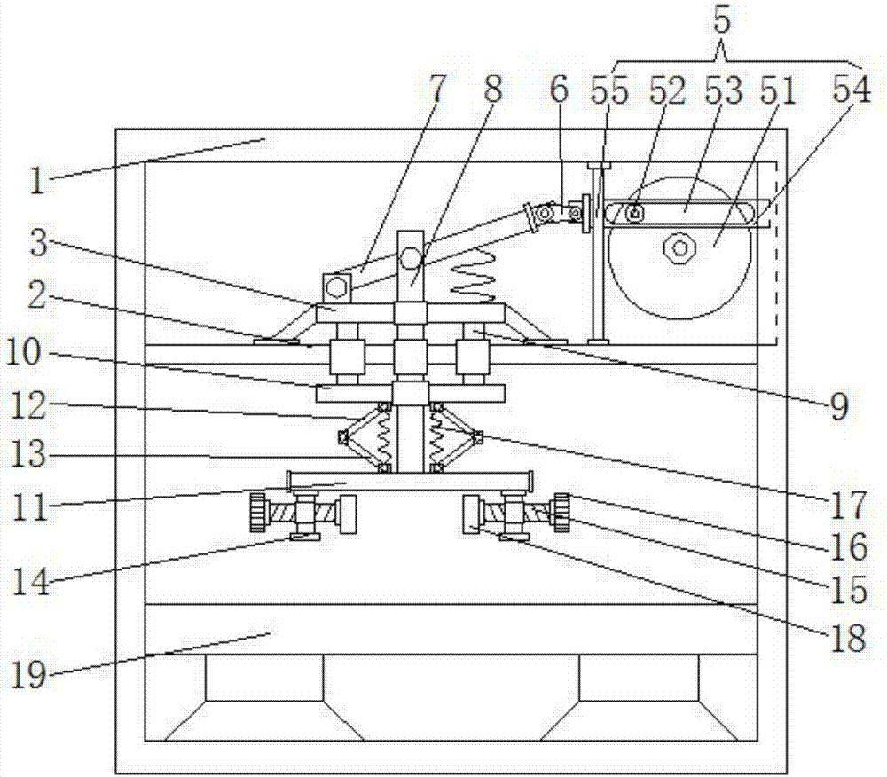 一种用于计算机外壳结构挤压成型装置的制作方法