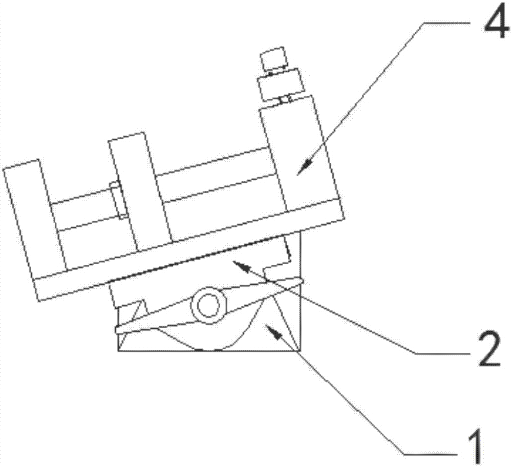 一种静电纺丝中注射器固定座的角度调节机构的制作方法